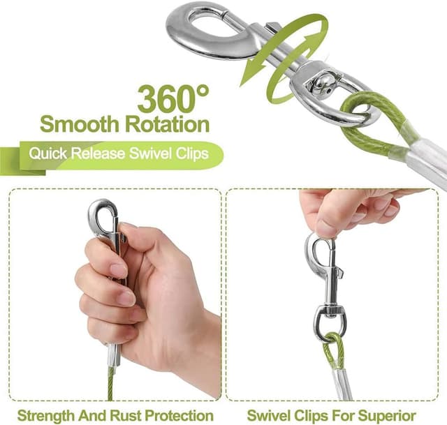 Detalle 2 de Mi Metty Dog Tie Out Cable 10ft