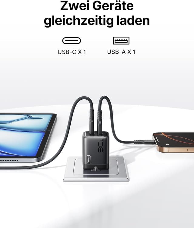 Detalle 2 de INIU 30W USB-C Ladegerät 2-Pack ⚡