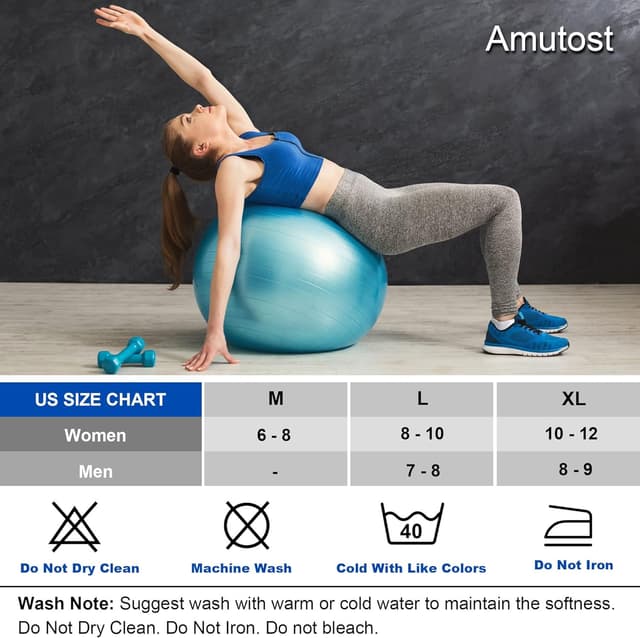 Detalle de Amutost Ankle Socks Womens Athletic Running 3 Pairs