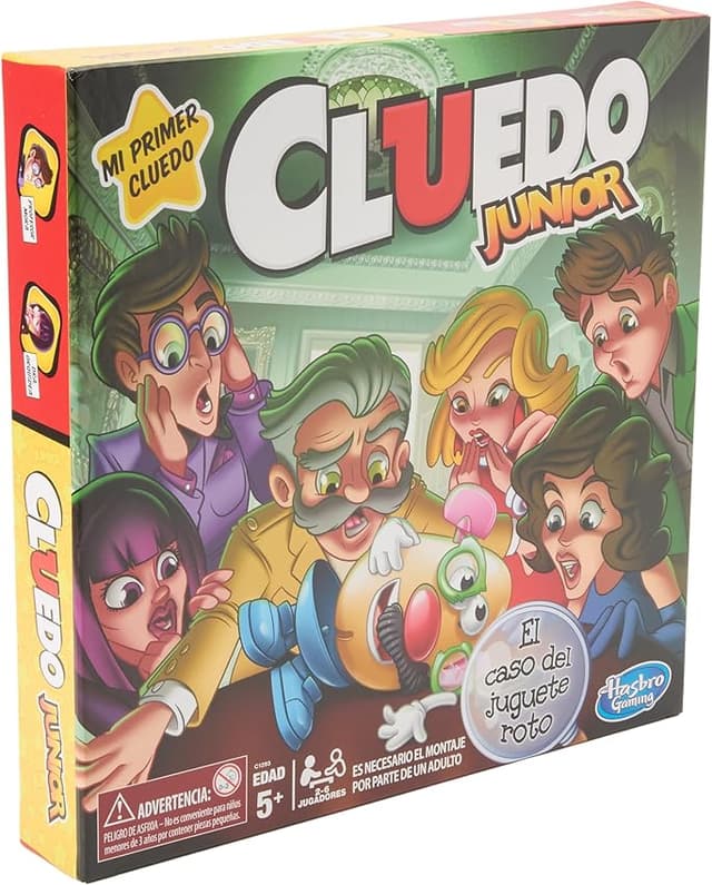 Imagen de Hasbro Gaming - Cluedo Junior (C1293546) 🎲 Diversión en español en OfertitasTOP