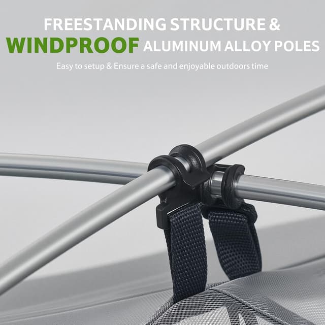 Detalle de Naturehike Bleik tenda a cupola ultraleggera per 2-3 persone (2 tende) per trekking, campeggio e ciclismo