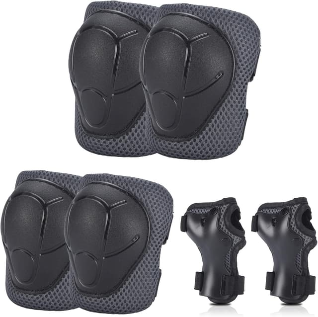 Thumbnail 6 de BURSUNLY Knieschoner Kinder & Inliner Schützer-Set (Knie, Ellenbogen, Handgelenke) mit Tasche