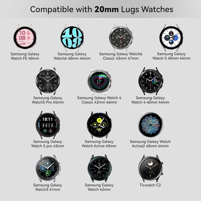 Thumbnail 5 de Aceyoon Magnetic Milanese Strap 20mm