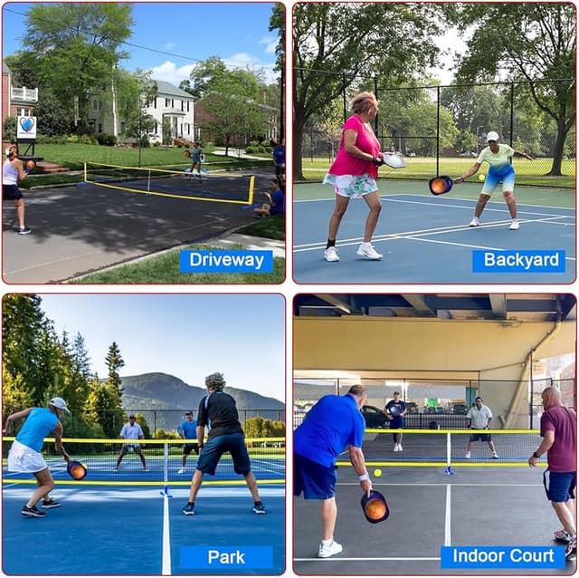 Thumbnail 6 de Zdgao 22FT Pickleball Net for Driveway