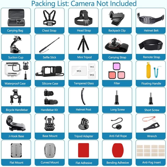 Thumbnail 6 de GoPro 65‑in‑1 Zubehörset für Hero 12/11/10/9 Black