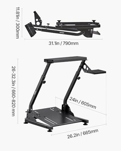 Thumbnail 6 de VEVOR Soporte de Volante Carreras Ajustable