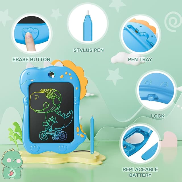 Detalle de Kizmyee LCD Writing Tablet 8.5in for Kids 📝