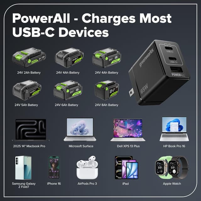 Thumbnail 1 de Greenworks DD590 Trapano a percussione 90 Nm