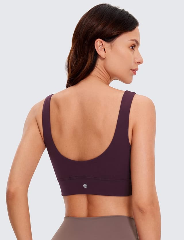 Detalle 2 de CRZ YOGA ButterLuxe U Back Padded Sports Bra (Low Impact Yoga Crop)
