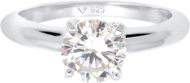 Detalle 2 de Elli Ring Damen Solitär 925 Silber