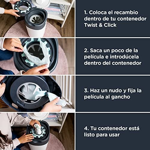 Thumbnail 2 de Tommee Tippee Windeleimer Nachfüllkassetten Twist & Click 18er Pack