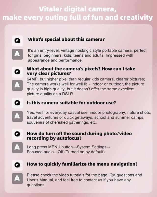 Thumbnail 6 de Digital Camera 4K 64MP Compact Camera, 32GB