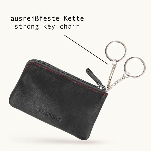 Detalle 2 de Lederow XXL Schlüsseltasche aus echtem Leder