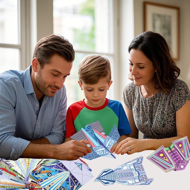 Thumbnail 4 de Paper Airplane Kits 16 Designs, 32 Sheets 📝✈