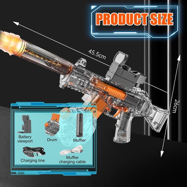 Detalle de Elektrische Wasserpistole 10 Sekunden Füllzeit