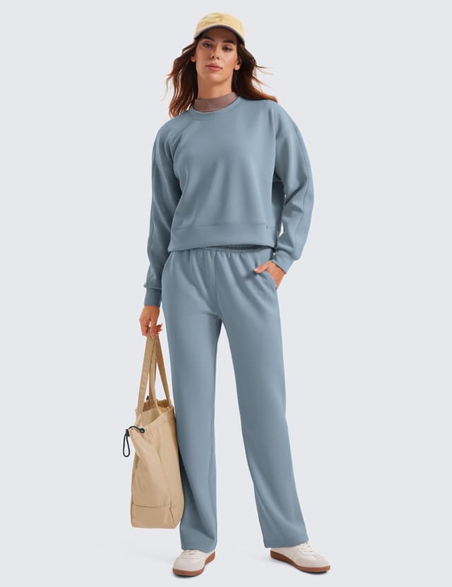 Detalle de CRZ YOGA SoftAura pantalons à jambes larges taille haute (71/76/81 cm)