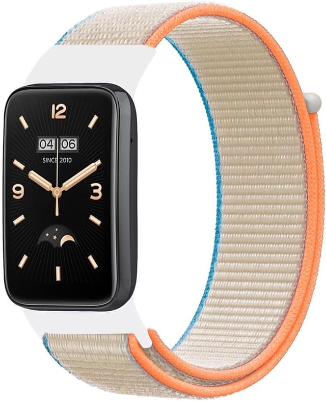 Detalle de FYISWHO Nylon Elastic Sport Watch Strap for Xiaomi Smart Band 7 Pro