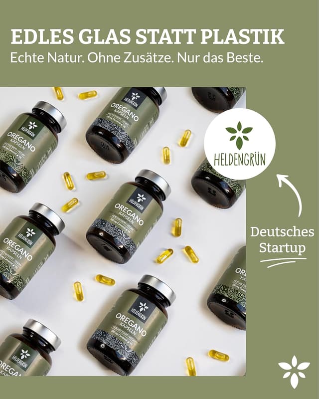 Thumbnail 5 de Heldengrün Oregano Öl Kapseln 100 mg Carvacrol