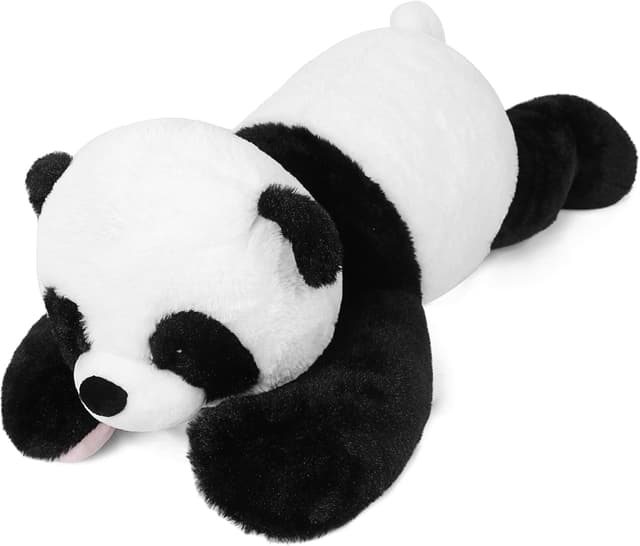 Detalle de Wepop 5lb Weighted Stuffed Animal Panda Plush (24in) — Soft Weighted Plush Pillow for Cuddling