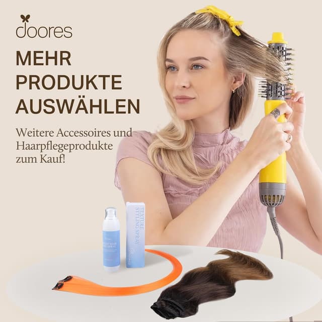 Thumbnail 4 de DOORES Echthaar Extensions Clip 40 cm 💇♀