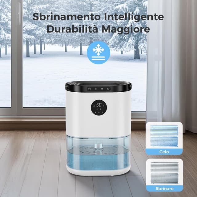 Thumbnail 6 de CONOPUPlus Deumidificatore 2300 ml con display, timer 48H e sensore igrometro