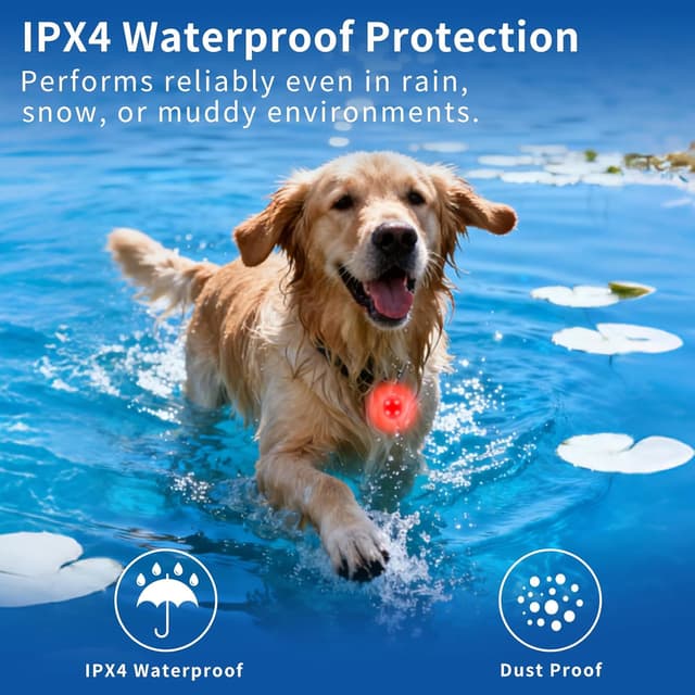 Thumbnail 3 de LED Dog Collar Light Rechargeable Clip On