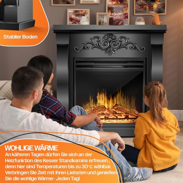 Thumbnail 4 de KESSER Elektrokamin Standkamin 1800W