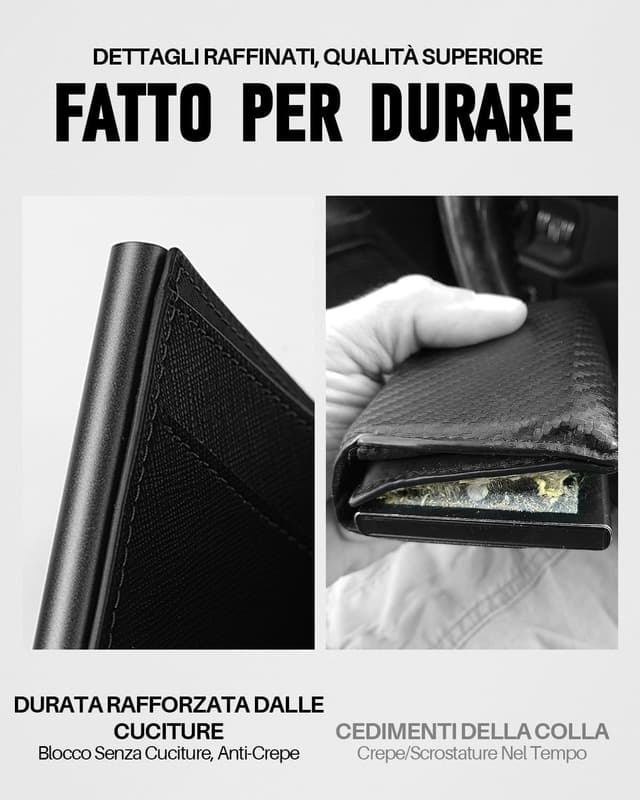 Detalle 1 de MYSHION portafoglio pop up RFID 11 carte