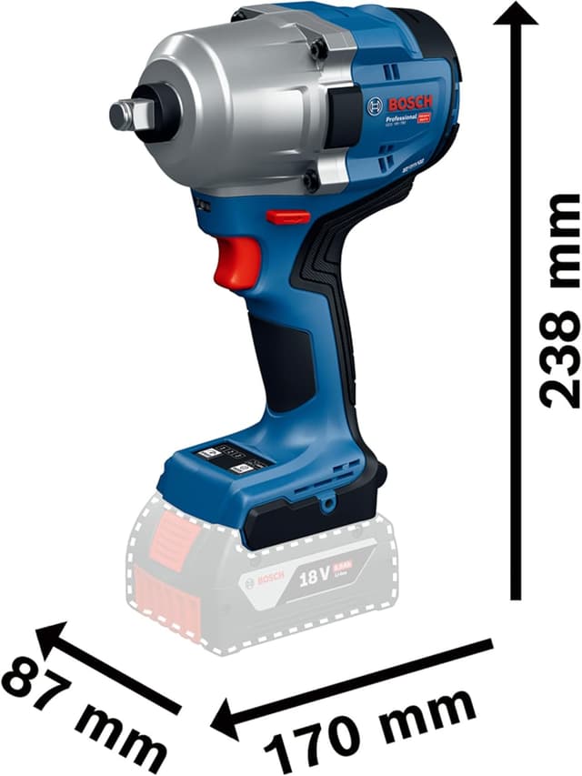 Thumbnail 4 de Bosch GDS 18V-780 llave de impacto 780 Nm