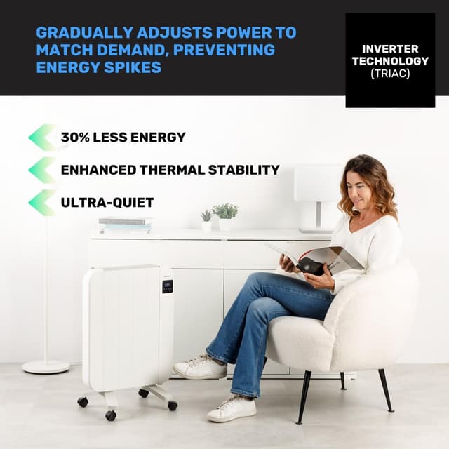 Thumbnail 4 de Taurus Nepal 1000W radiatore elettrico