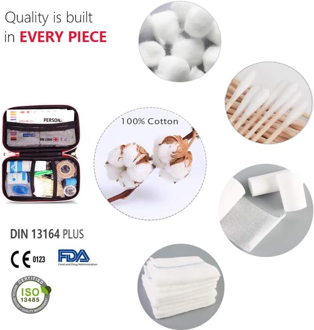 Thumbnail 4 de HONYAO Trousse de premiers secours 200 🩹