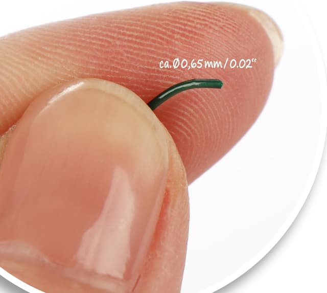 Thumbnail 6 de com-four® 10x Blumenwickeldraht-Set (grün) – Bindedraht auf Holzstab, 0,65 mm, 10 Stück