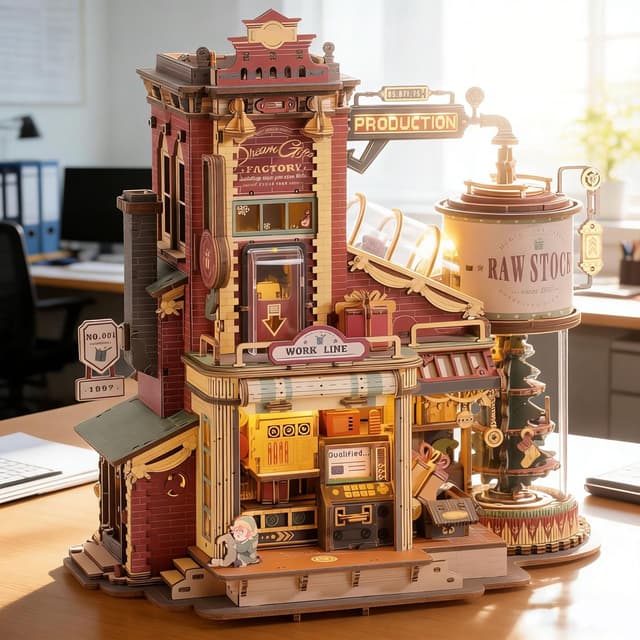 Detalle de Robotime EAB01 3D puzzle kit, 449 pieces