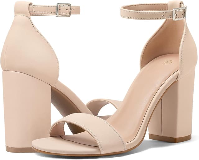 Detalle de COASIS 3.5-inch block-heel sandals with ankle strap and open toe