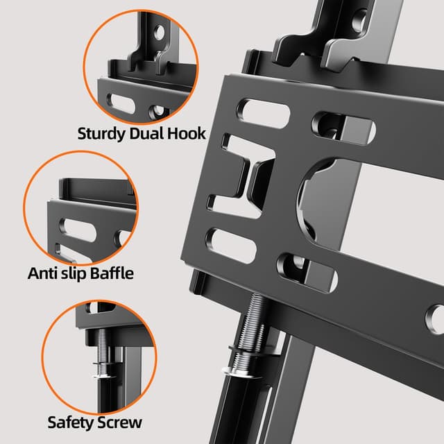 Detalle 2 de IWOBOARD 32 40 42 inch Fixed TV Wall Mount