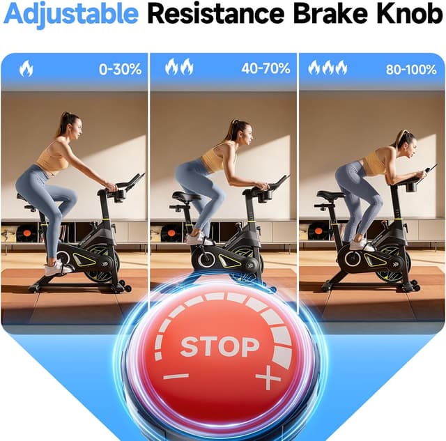 Thumbnail 4 de YPOO Exercise Bike 330 lb