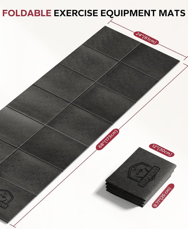 Thumbnail 1 de HAPBEAR Foldable Treadmill Mat 200×90cm 🧘