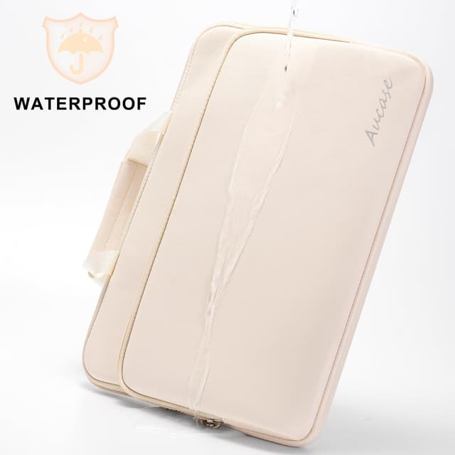 Detalle de Aucase Protective PVC Laptop Case 15.6-inch with Handle & 1 Pocket