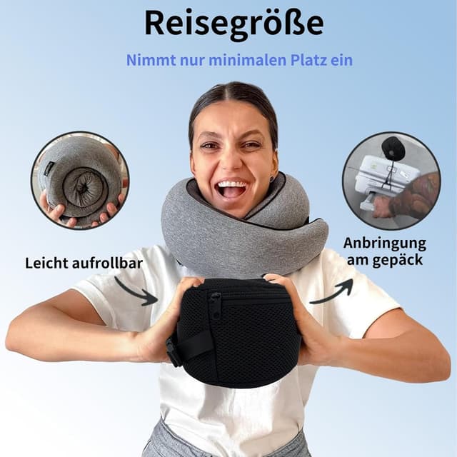 Thumbnail 4 de Dreamjoys Neppy Reisekissen Flugzeug