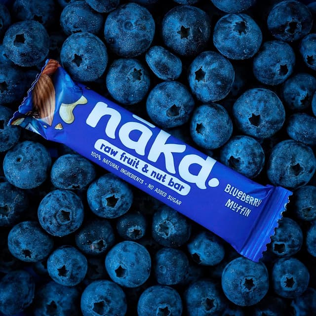 Thumbnail 6 de Nākd Muffin ai Mirtilli barrette crude 18 x 35 g, vegan e senza zuccheri aggiunti