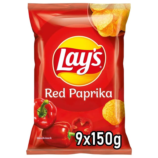 Imagen de Lay's Red Paprika Kartoffelchips 150 g 🥔 en OfertitasTOP