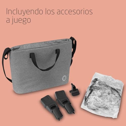 Detalle de Maxi-Cosi Zelia S Trio cochecito bebé 3 piezas (0-4 años, hasta 22 kg) con CabrioFix i-Size, plegable y reclinable en gris