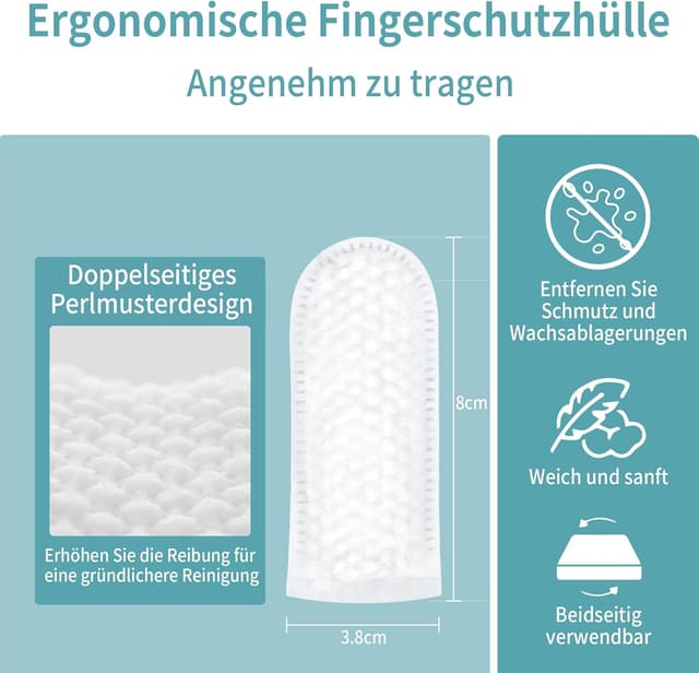 Thumbnail 2 de PETCLEAR Ohrpflege Finger-Pads Hunde & Katzen