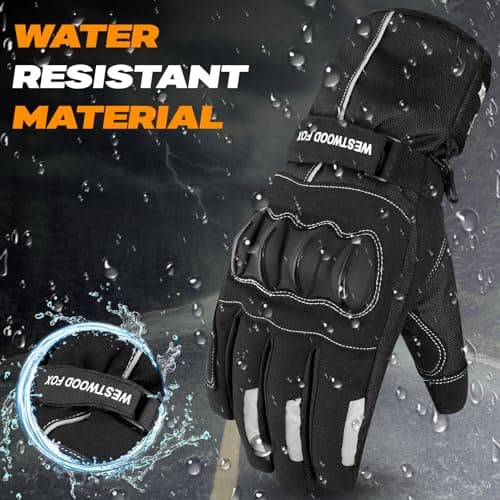 Thumbnail 4 de Motorbike Motorcycle Gloves Waterproof 1 pair