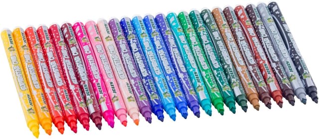 Detalle 2 de JOLLY Superstar ONE Fasermaler 24er-Pack (4445-0030) – auswaschbare Filzstifte für Kinder