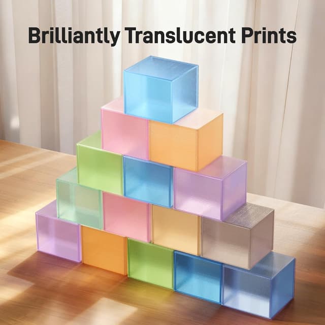 Detalle de ELEGOO PETG Filament 1.75mm Transparent Grey (1kg spool) for FDM 3D printers