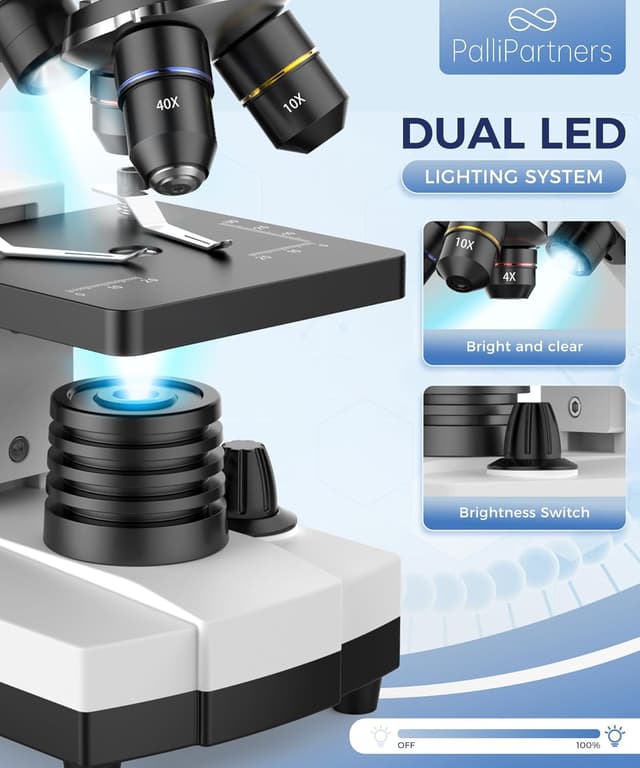 Thumbnail 5 de PalliPartners Compound Microscope 100X–2000X 🔬