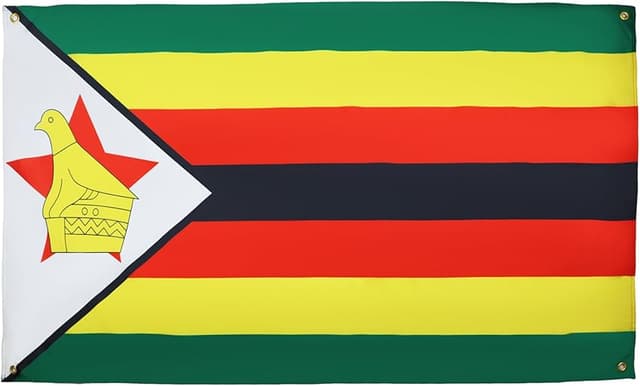 Imagen de AZ FLAG Bandera Zimbabwe 150 x 90 cm con 4 ojales en OfertitasTOP