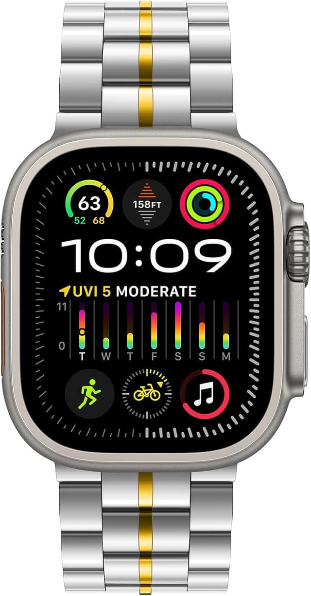 Detalle 2 de Tasikar 49mm Stainless Steel Apple Watch strap