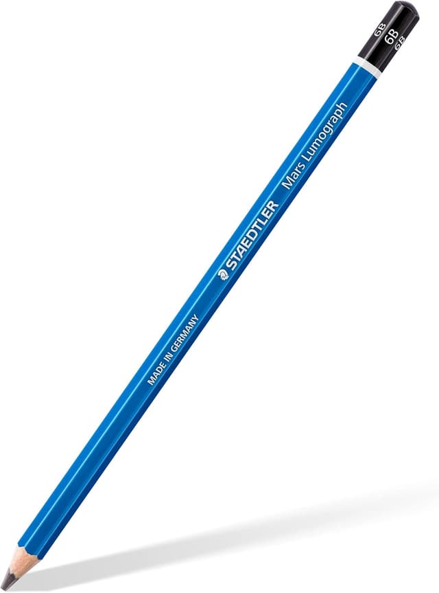Detalle 1 de STAEDTLER 100 G6 Lápices, Pack de 6, Color Negro/Azul ✏